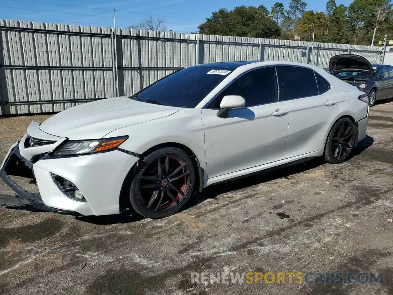 1 Photograph of a damaged car 4T1B61HK2KU838153 TOYOTA CAMRY 2019