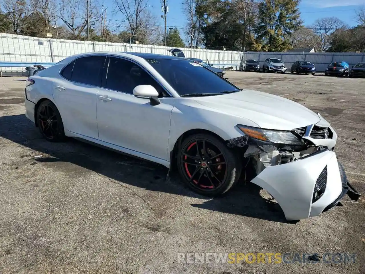 4 Photograph of a damaged car 4T1B61HK2KU838153 TOYOTA CAMRY 2019