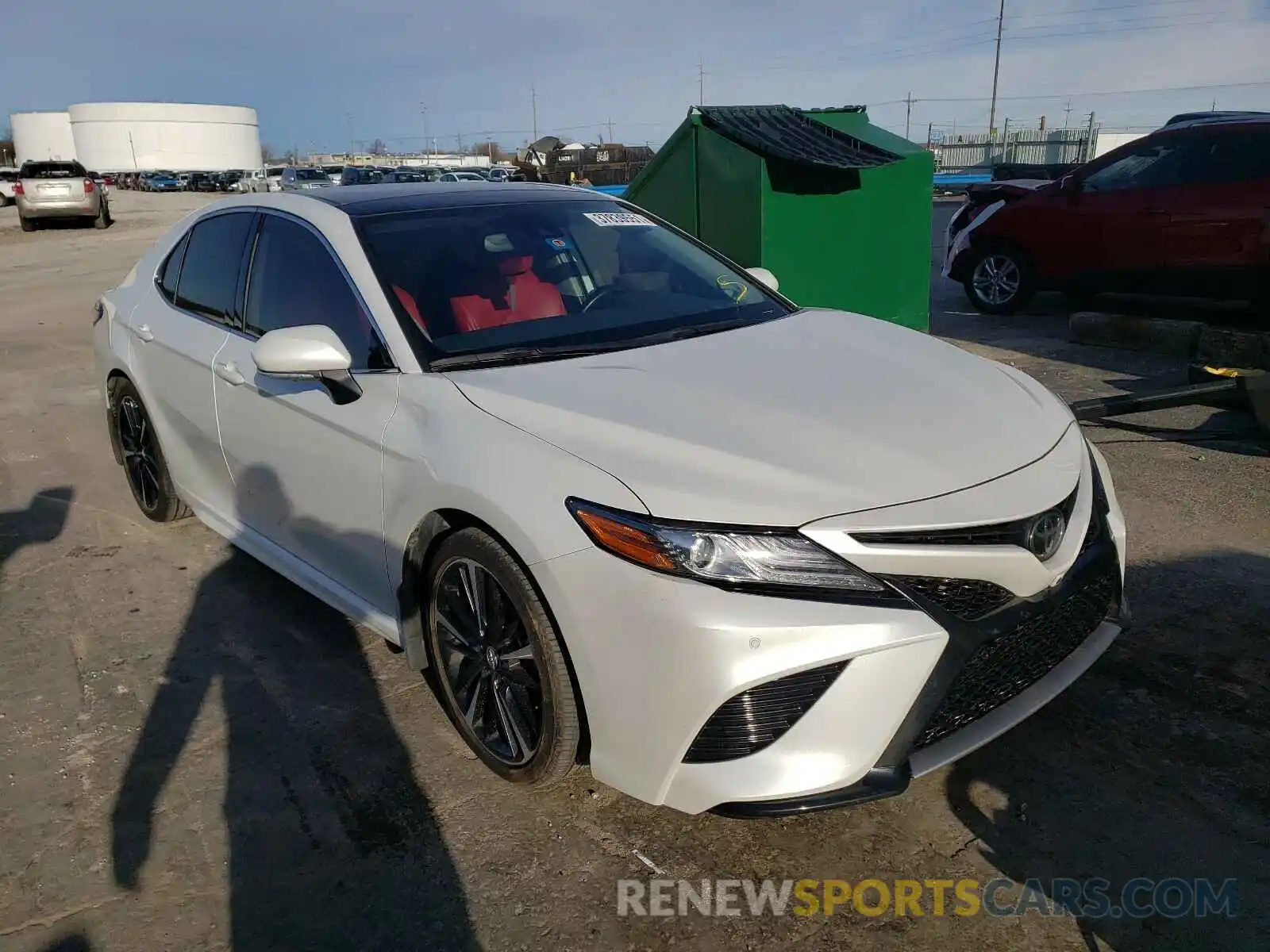 1 Photograph of a damaged car 4T1B61HK2KU843837 TOYOTA CAMRY 2019