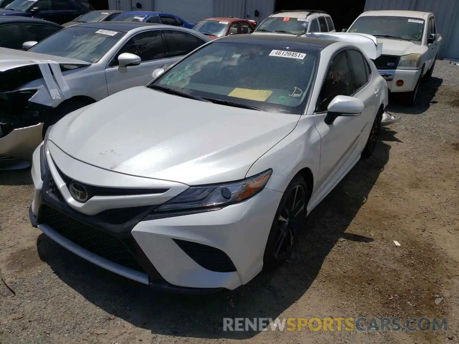 2 Photograph of a damaged car 4T1B61HK2KU856281 TOYOTA CAMRY 2019