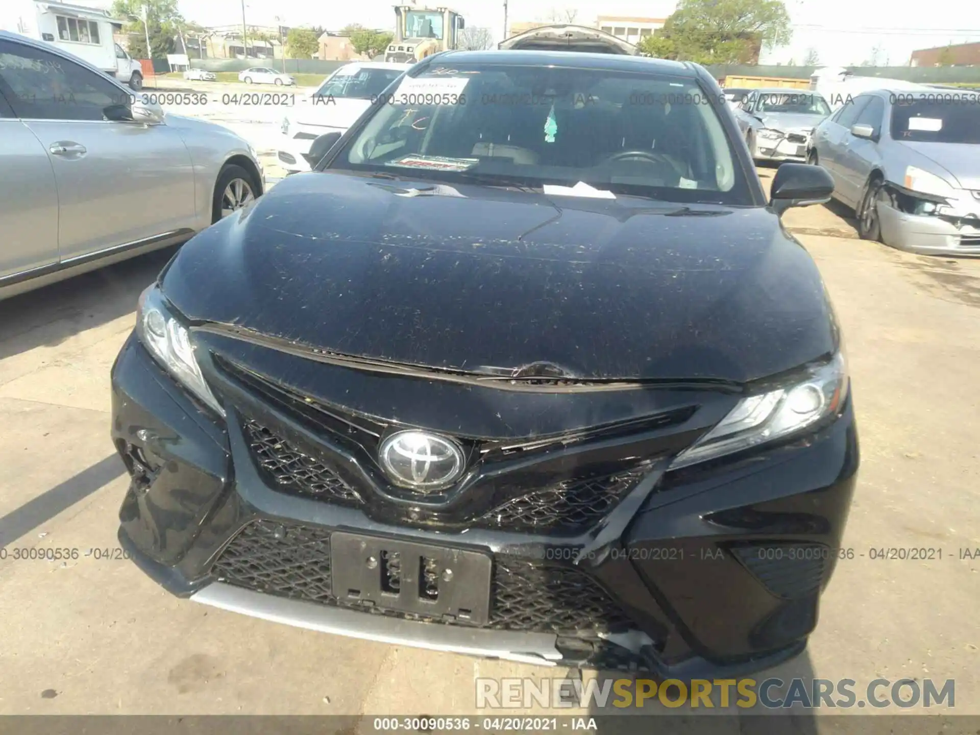 6 Photograph of a damaged car 4T1B61HK3KU159895 TOYOTA CAMRY 2019