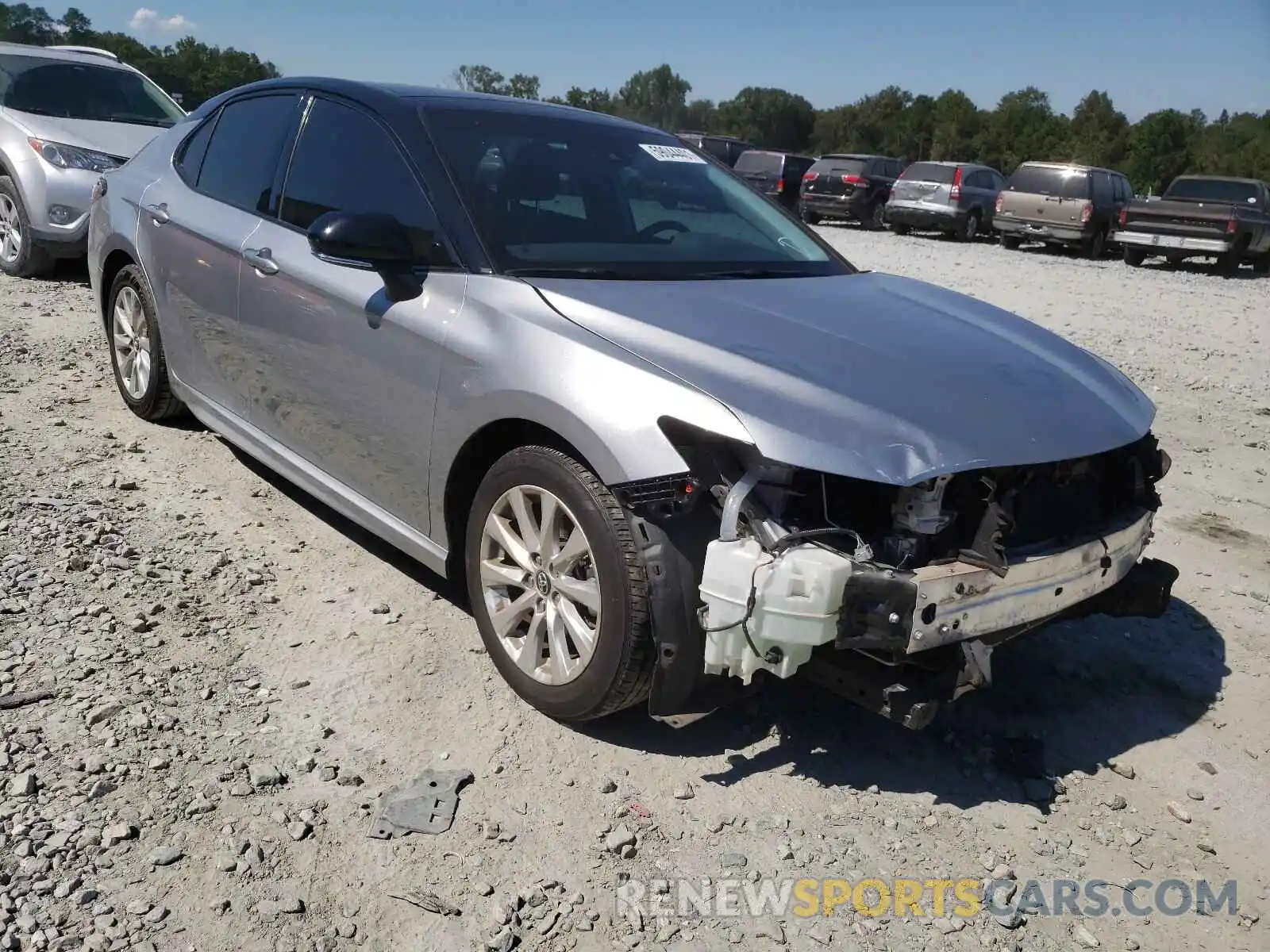 1 Photograph of a damaged car 4T1B61HK3KU160626 TOYOTA CAMRY 2019