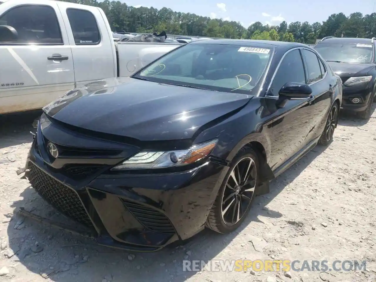 2 Photograph of a damaged car 4T1B61HK3KU161422 TOYOTA CAMRY 2019