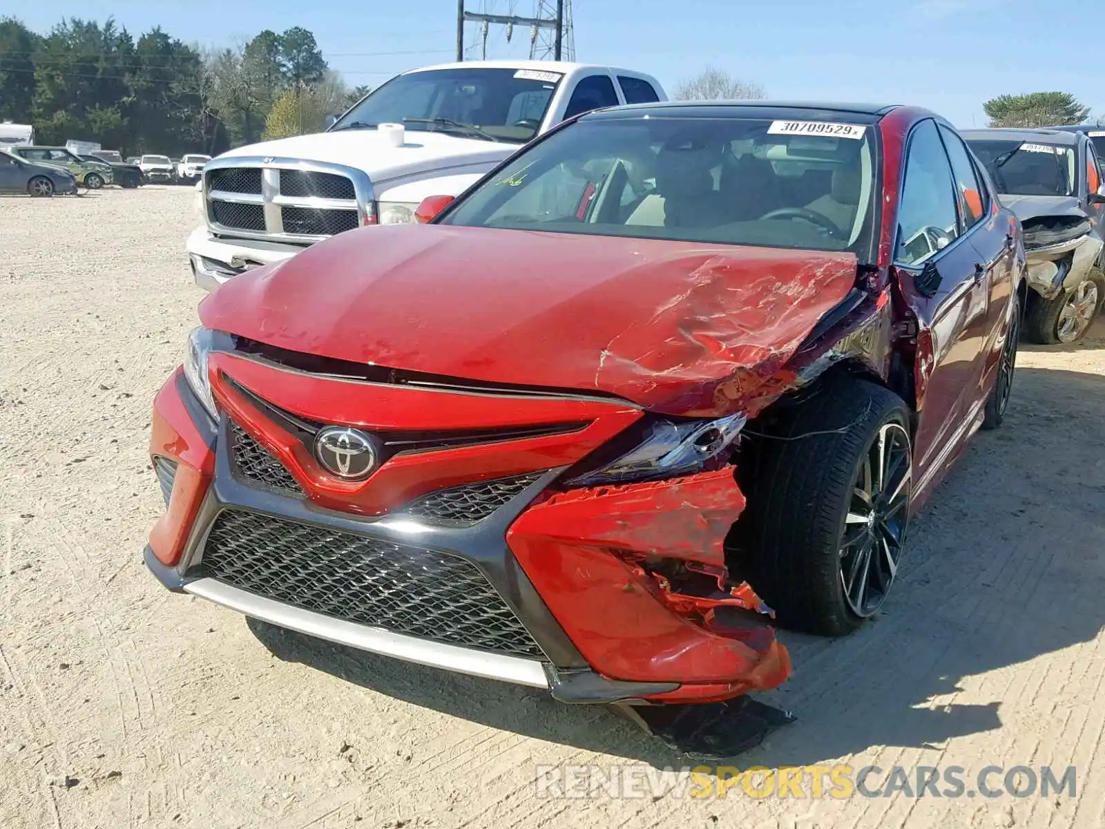 2 Photograph of a damaged car 4T1B61HK3KU169021 TOYOTA CAMRY 2019