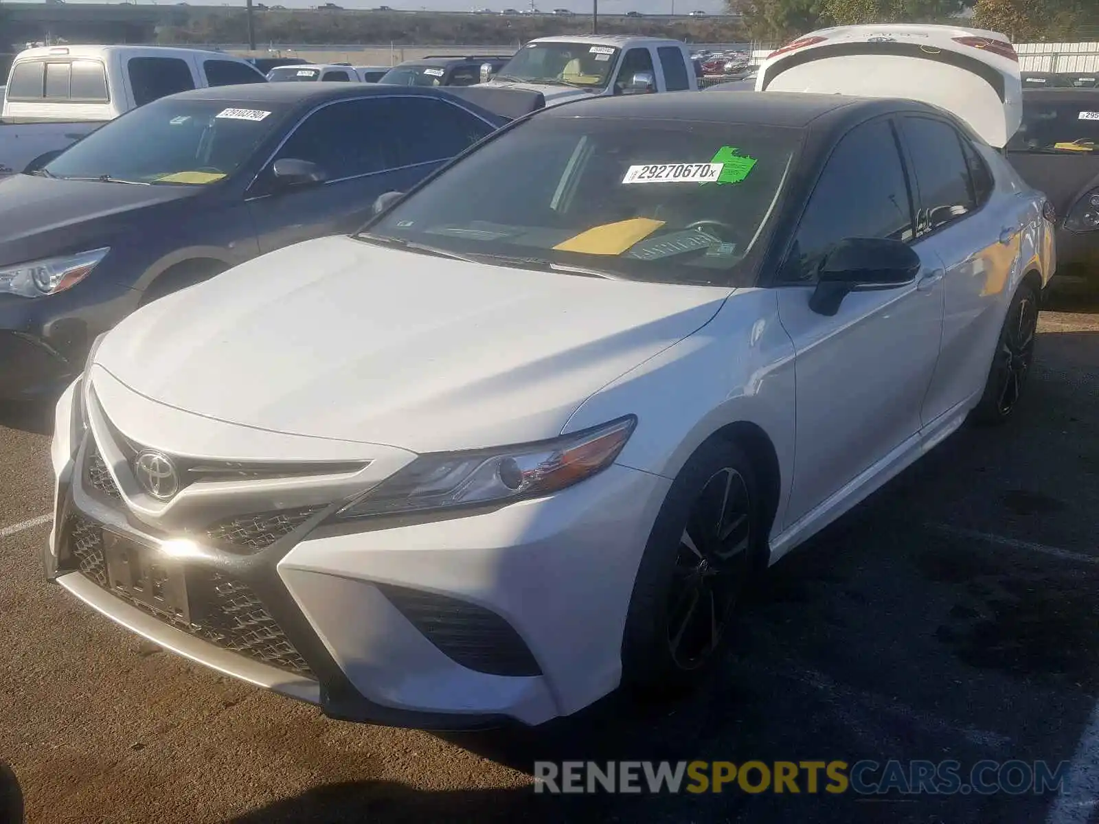 2 Photograph of a damaged car 4T1B61HK3KU170461 TOYOTA CAMRY 2019