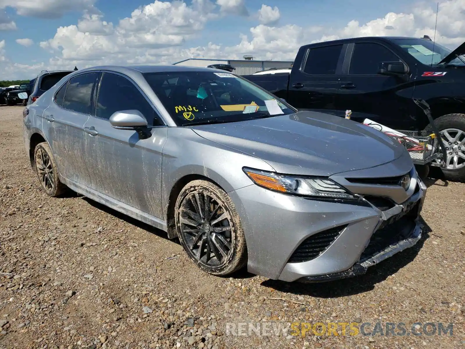 1 Photograph of a damaged car 4T1B61HK3KU170637 TOYOTA CAMRY 2019