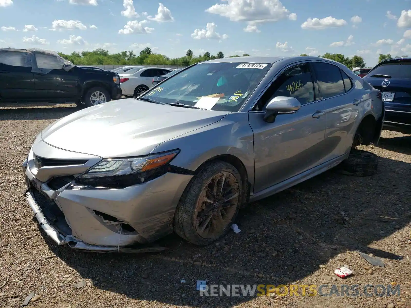 2 Photograph of a damaged car 4T1B61HK3KU170637 TOYOTA CAMRY 2019