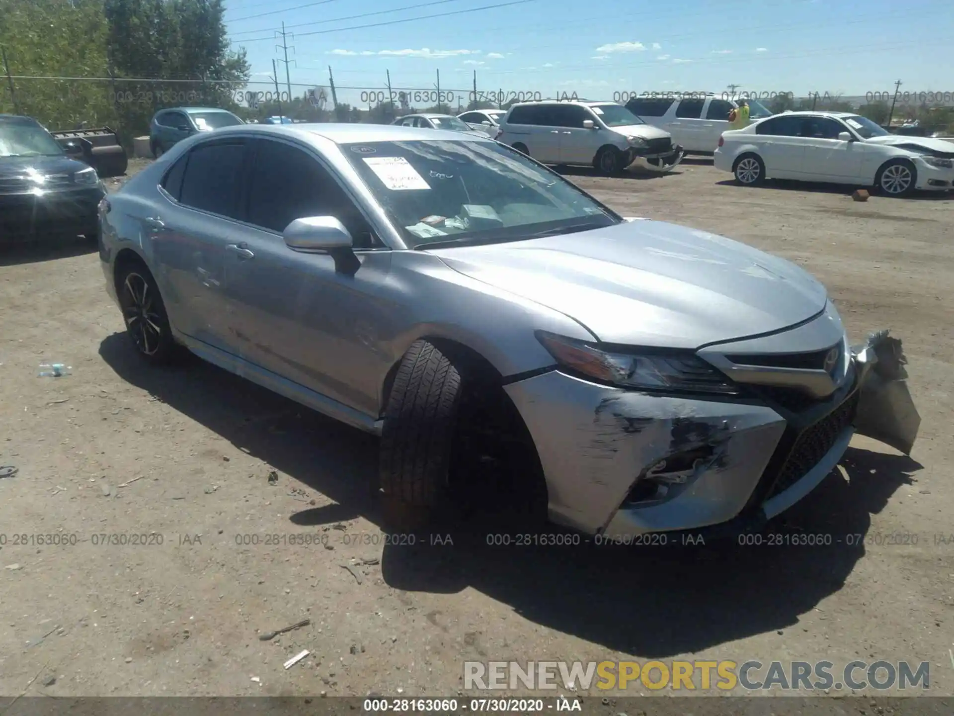 1 Photograph of a damaged car 4T1B61HK3KU211557 TOYOTA CAMRY 2019