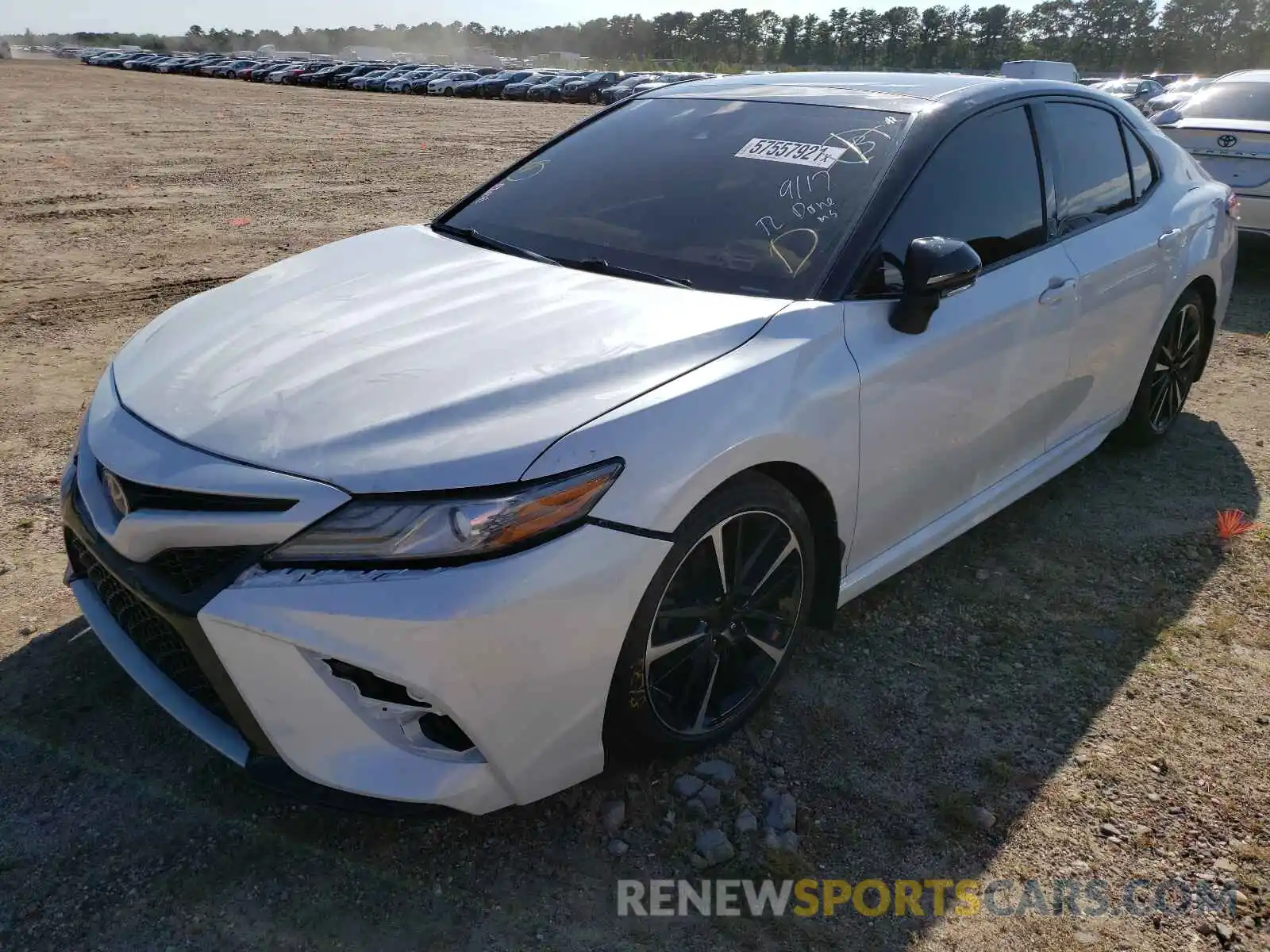 2 Photograph of a damaged car 4T1B61HK3KU213258 TOYOTA CAMRY 2019