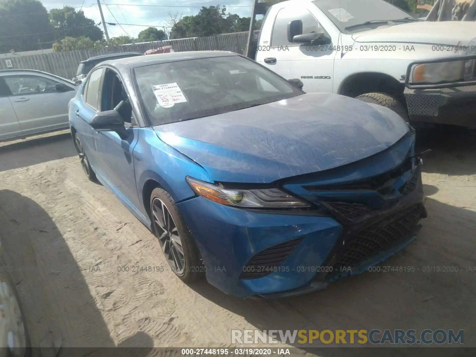 1 Photograph of a damaged car 4T1B61HK3KU234403 TOYOTA CAMRY 2019