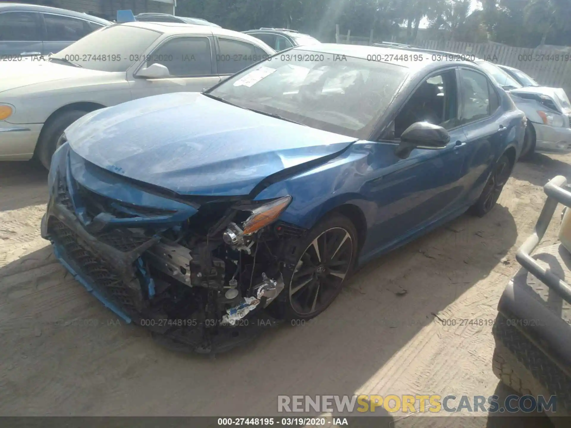 2 Photograph of a damaged car 4T1B61HK3KU234403 TOYOTA CAMRY 2019