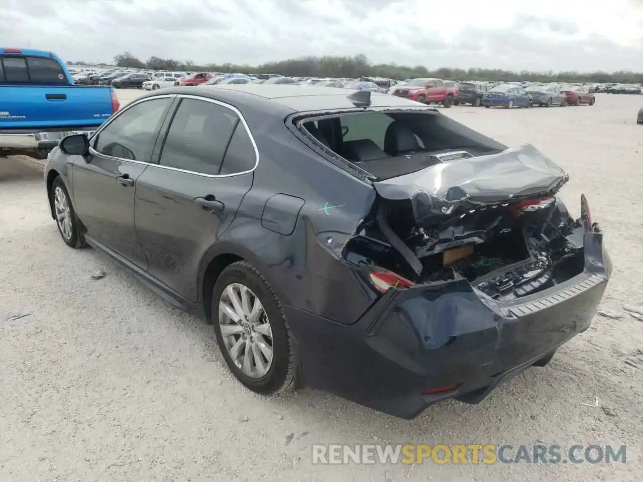 3 Photograph of a damaged car 4T1B61HK3KU242761 TOYOTA CAMRY 2019