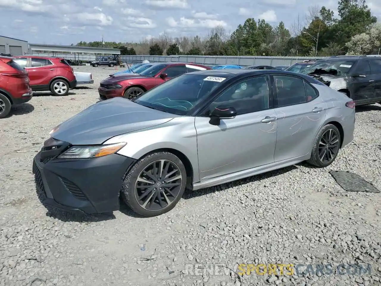 1 Photograph of a damaged car 4T1B61HK3KU247135 TOYOTA CAMRY 2019