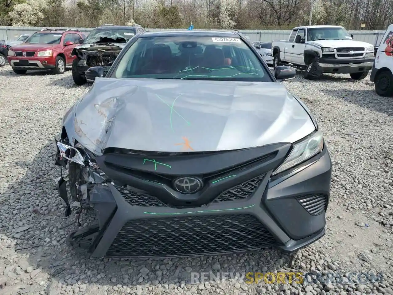 5 Photograph of a damaged car 4T1B61HK3KU247135 TOYOTA CAMRY 2019