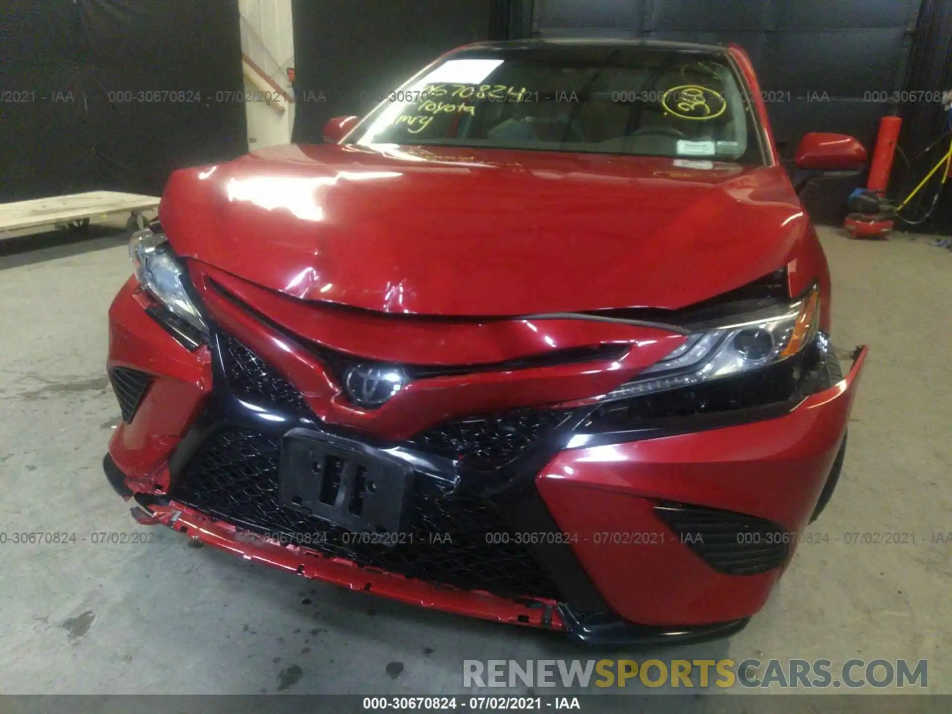 6 Photograph of a damaged car 4T1B61HK3KU248849 TOYOTA CAMRY 2019