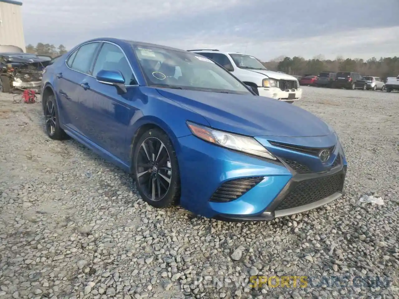 1 Photograph of a damaged car 4T1B61HK3KU250004 TOYOTA CAMRY 2019