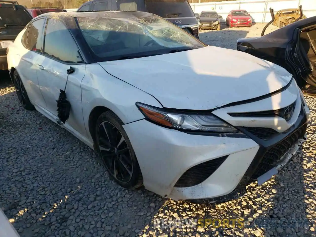 1 Photograph of a damaged car 4T1B61HK3KU251007 TOYOTA CAMRY 2019