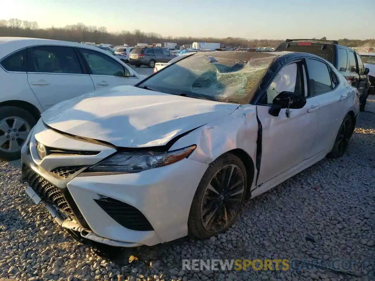 2 Photograph of a damaged car 4T1B61HK3KU251007 TOYOTA CAMRY 2019