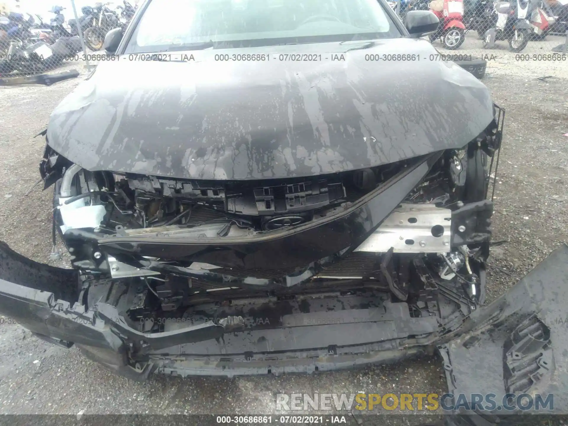 6 Photograph of a damaged car 4T1B61HK3KU255350 TOYOTA CAMRY 2019