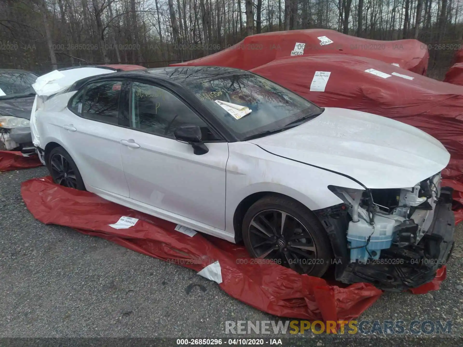 1 Photograph of a damaged car 4T1B61HK3KU255736 TOYOTA CAMRY 2019