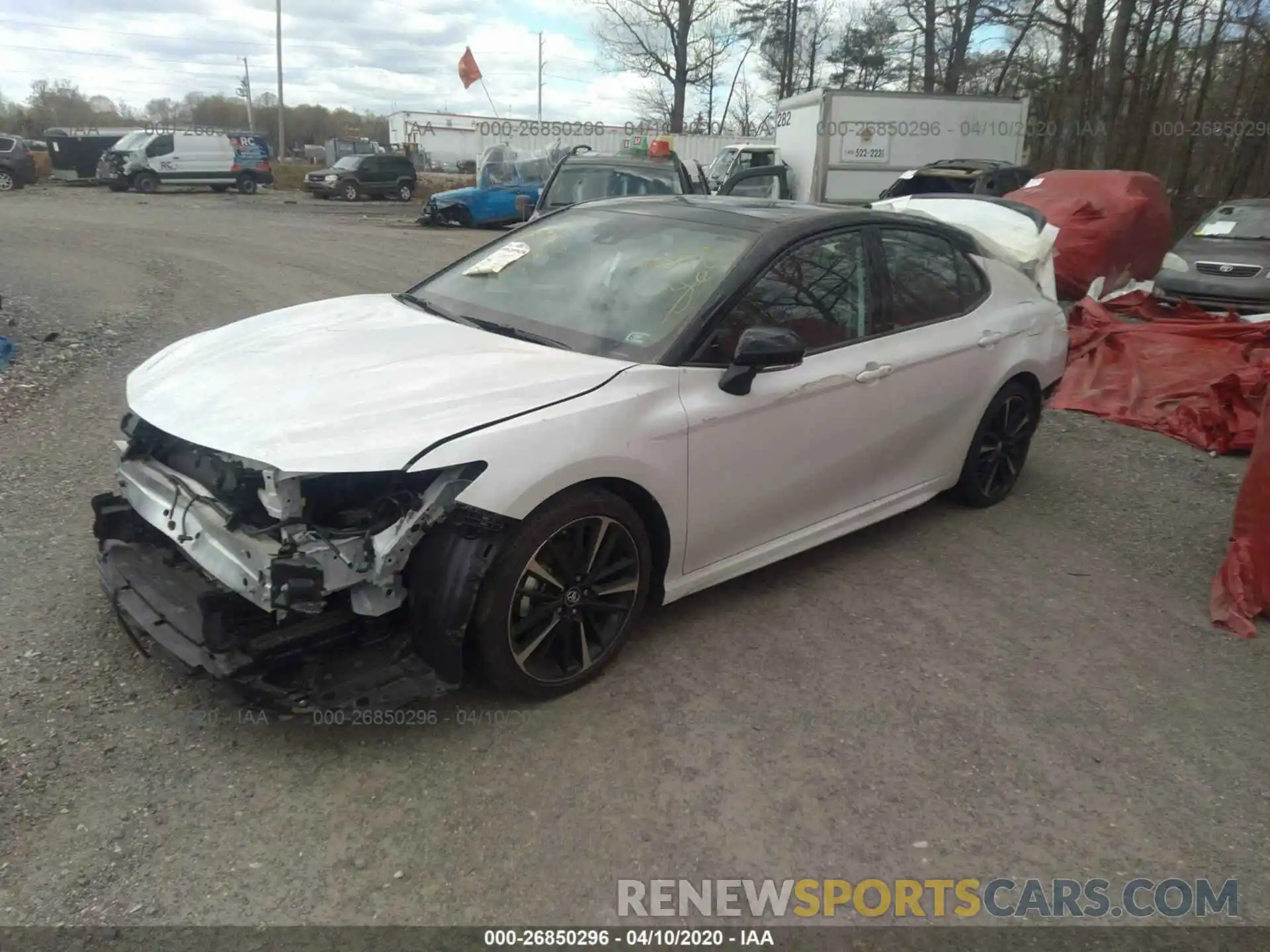 2 Photograph of a damaged car 4T1B61HK3KU255736 TOYOTA CAMRY 2019