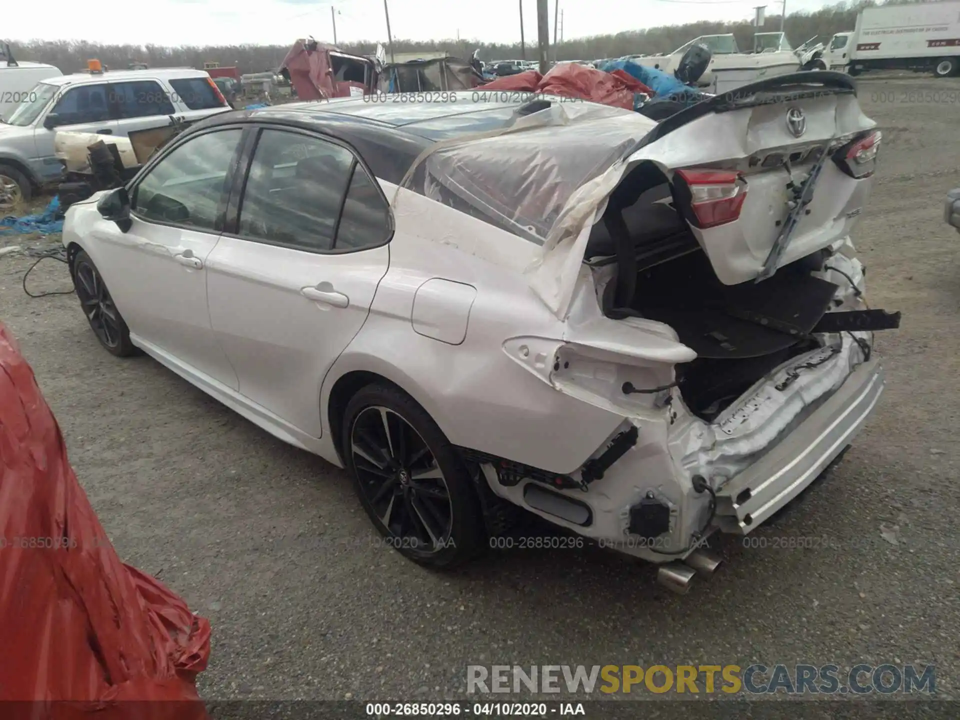 3 Photograph of a damaged car 4T1B61HK3KU255736 TOYOTA CAMRY 2019