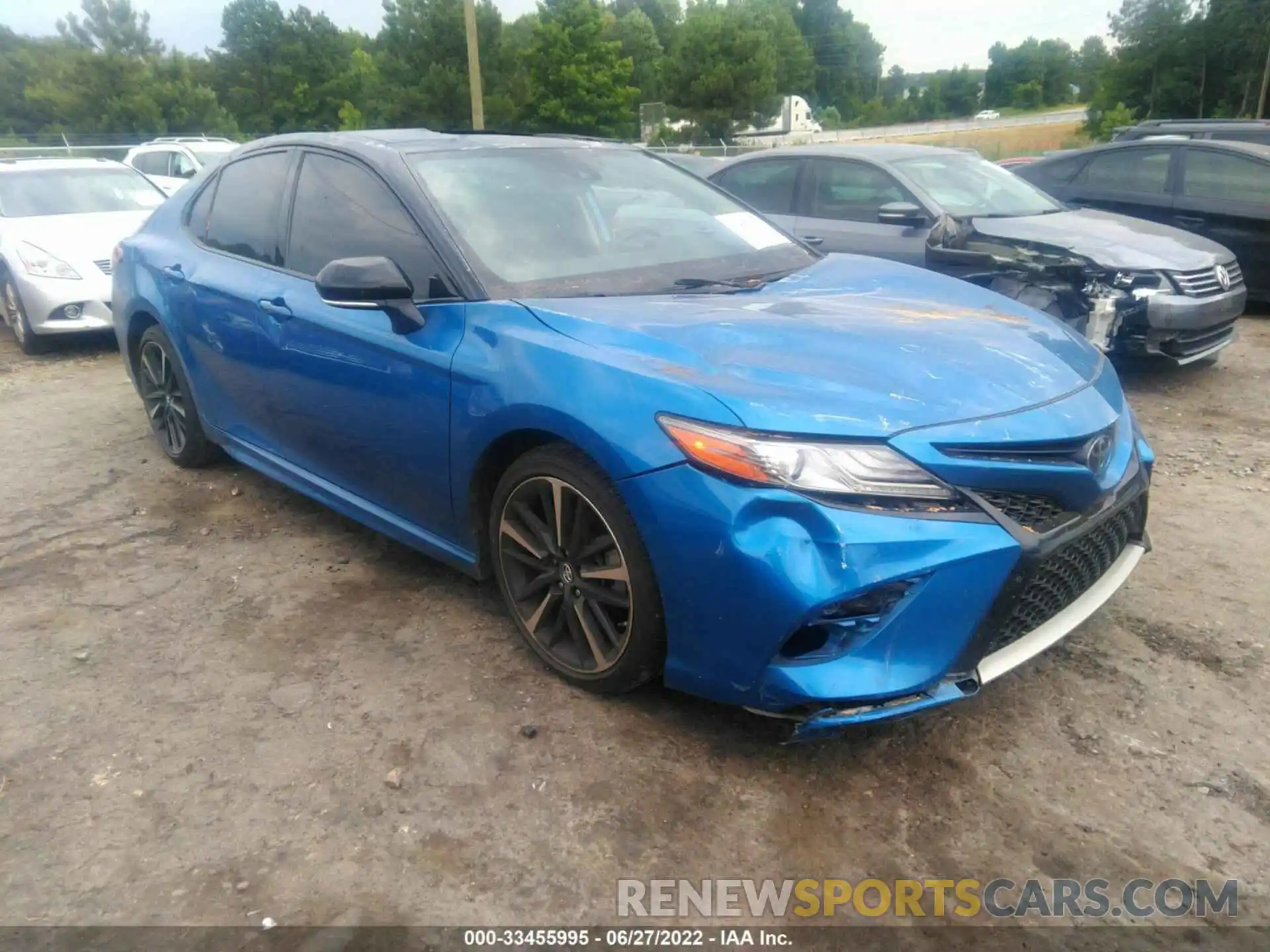 1 Photograph of a damaged car 4T1B61HK3KU268647 TOYOTA CAMRY 2019