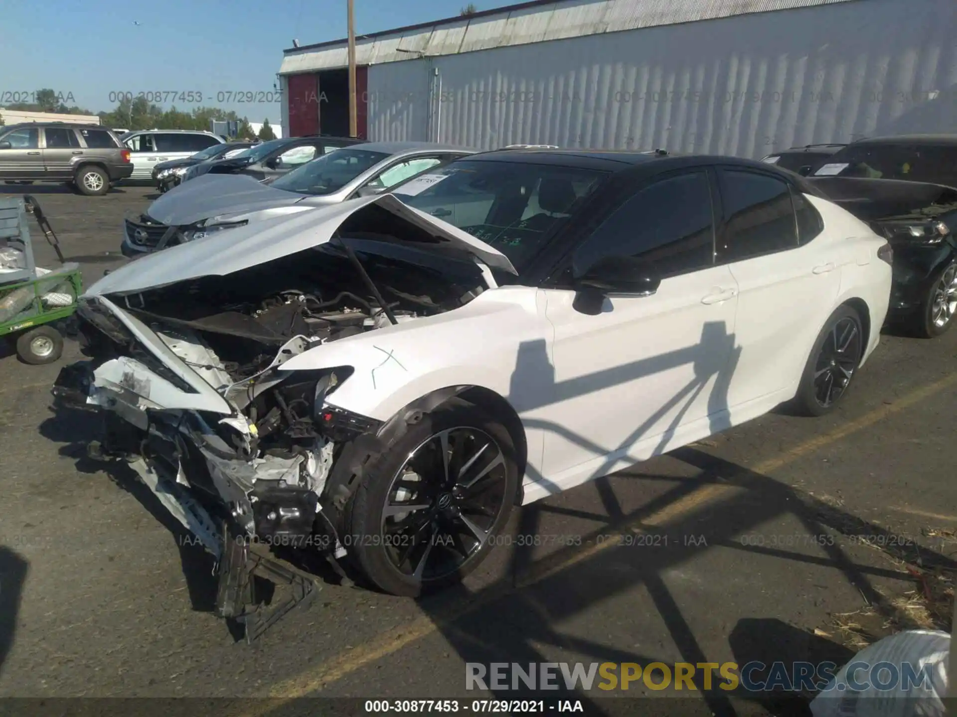 2 Photograph of a damaged car 4T1B61HK3KU280149 TOYOTA CAMRY 2019