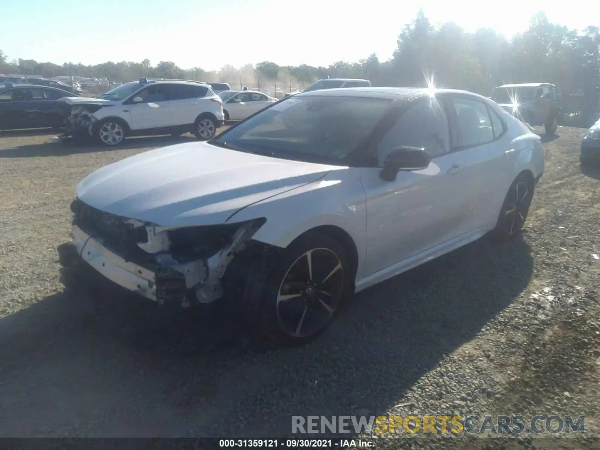 2 Photograph of a damaged car 4T1B61HK3KU287098 TOYOTA CAMRY 2019