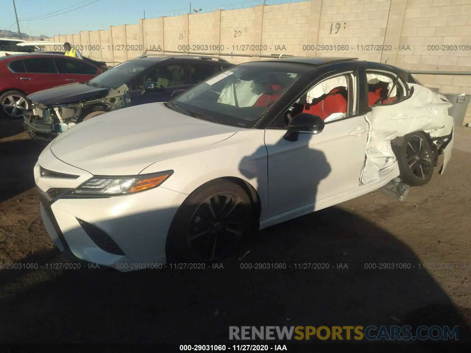 2 Photograph of a damaged car 4T1B61HK3KU287506 TOYOTA CAMRY 2019