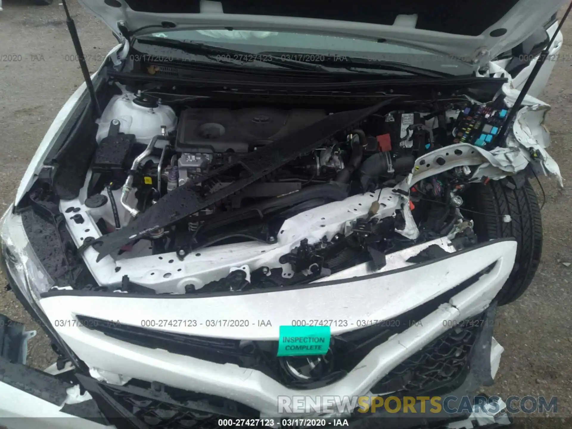 10 Photograph of a damaged car 4T1B61HK3KU291331 TOYOTA CAMRY 2019