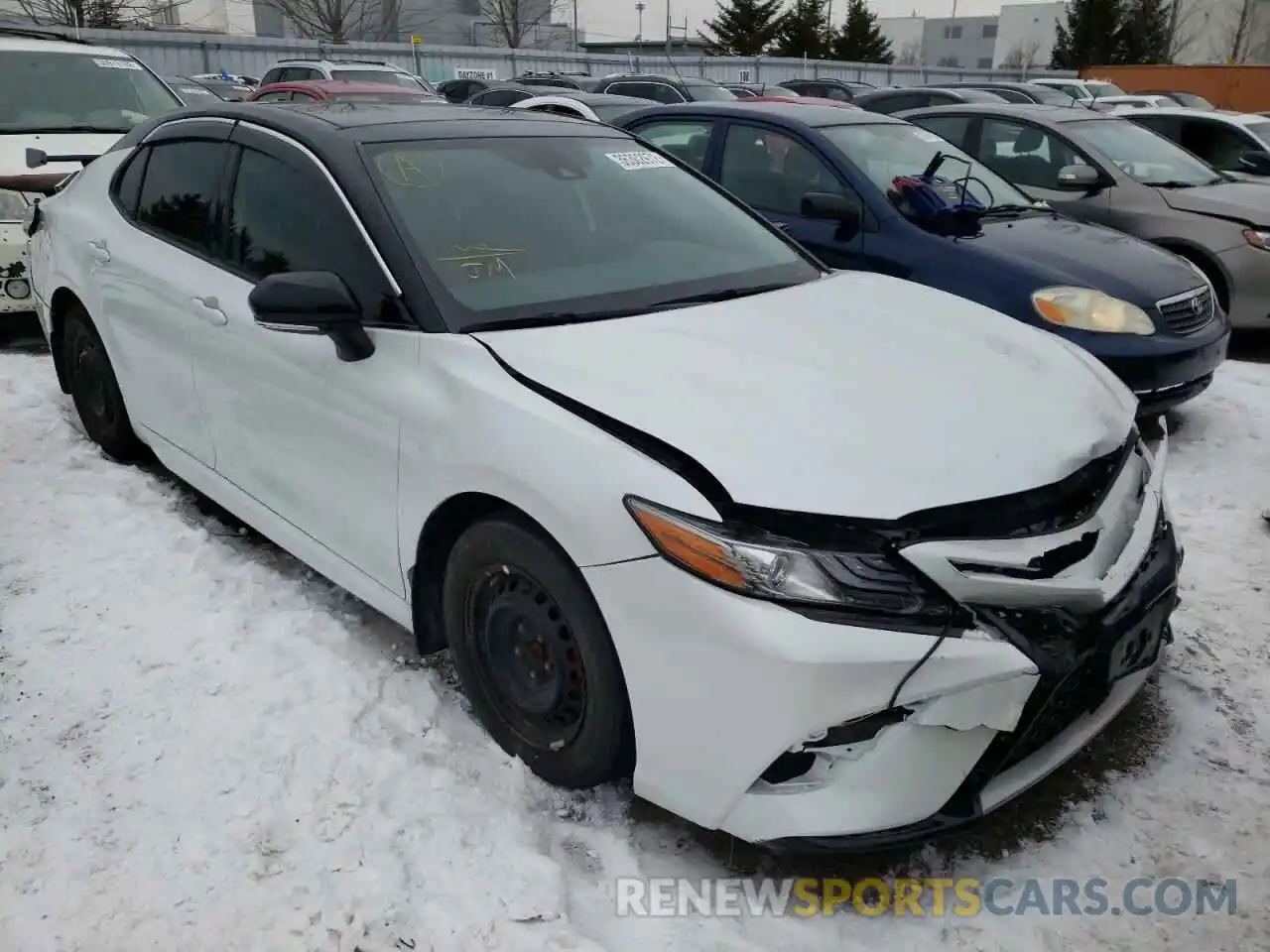 1 Photograph of a damaged car 4T1B61HK3KU293564 TOYOTA CAMRY 2019