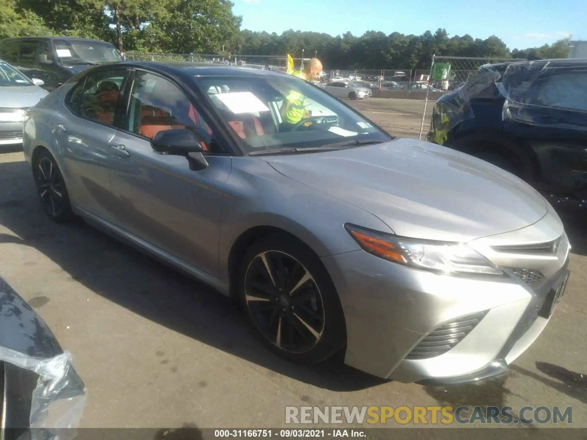 1 Photograph of a damaged car 4T1B61HK3KU297372 TOYOTA CAMRY 2019