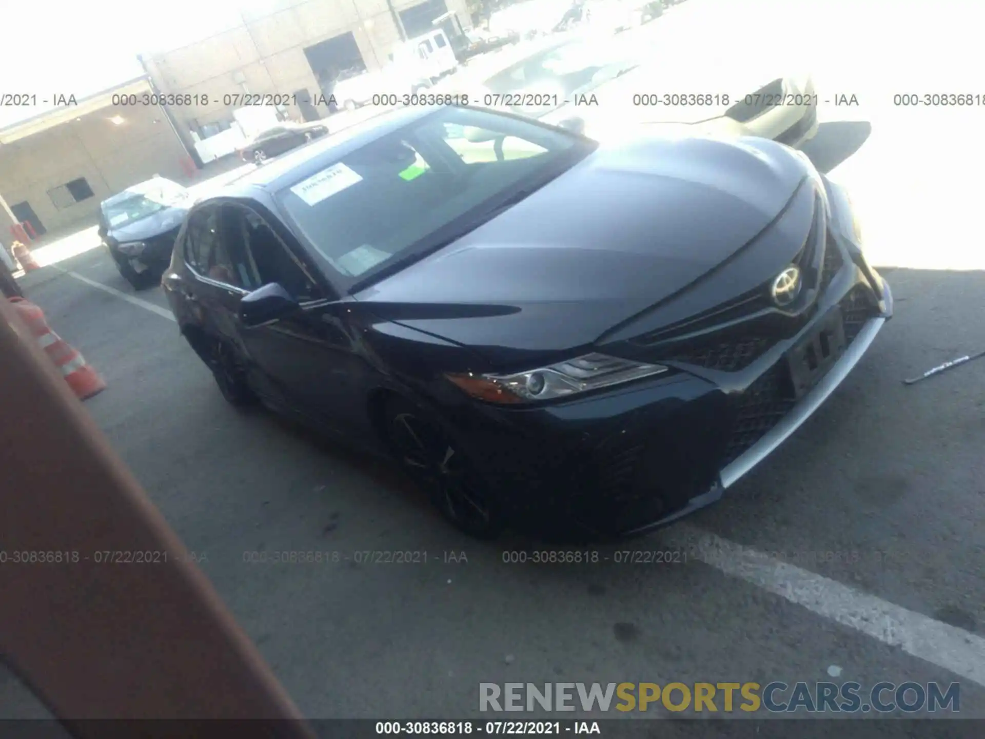 1 Photograph of a damaged car 4T1B61HK3KU300268 TOYOTA CAMRY 2019