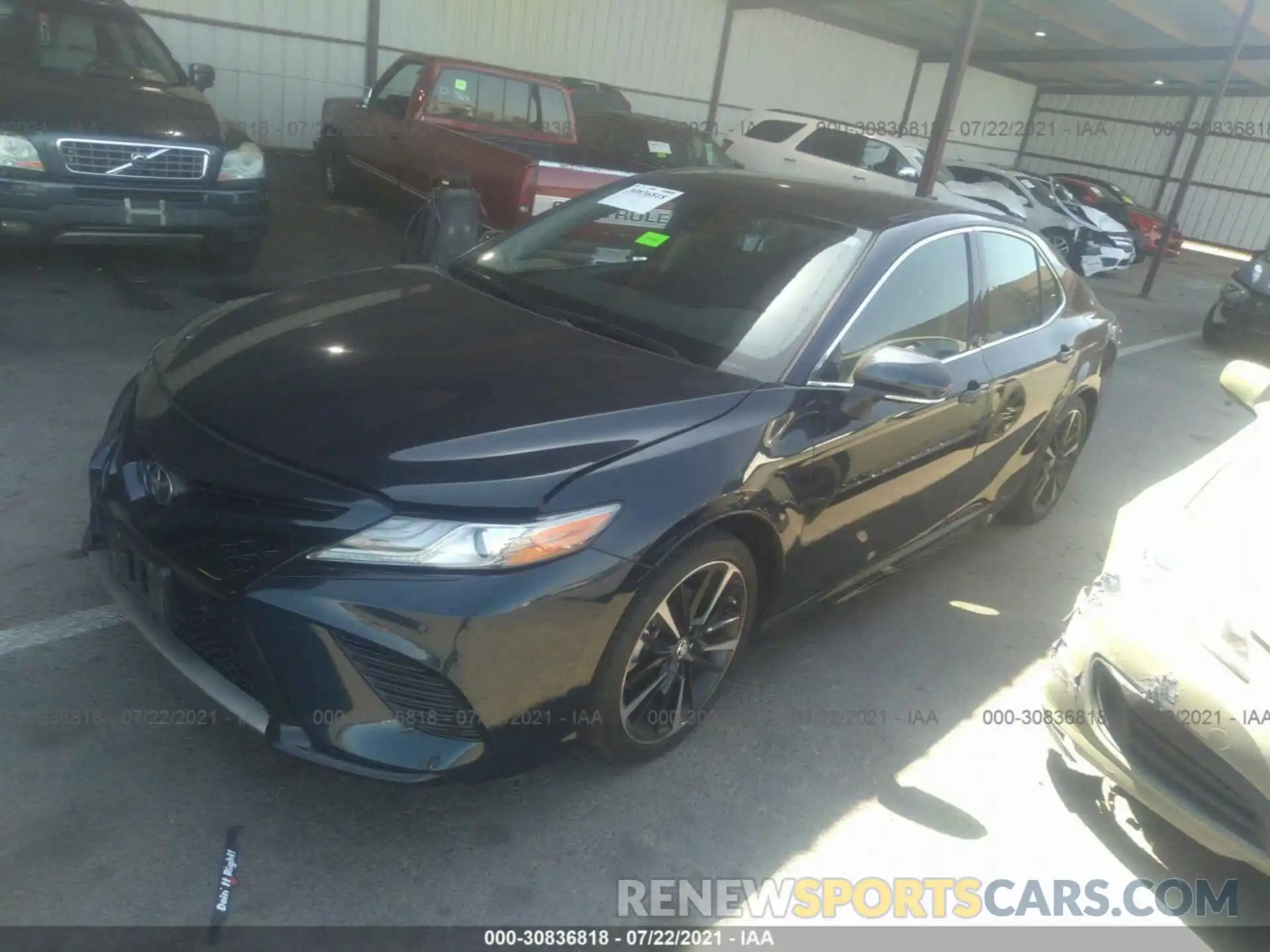 2 Photograph of a damaged car 4T1B61HK3KU300268 TOYOTA CAMRY 2019