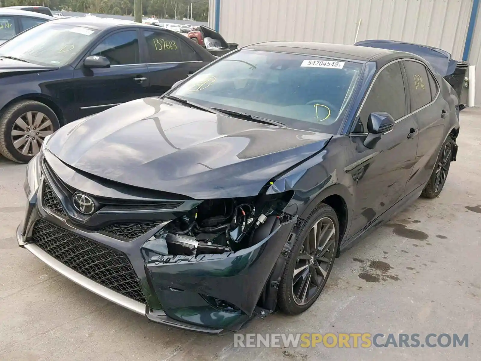 2 Photograph of a damaged car 4T1B61HK3KU687453 TOYOTA CAMRY 2019