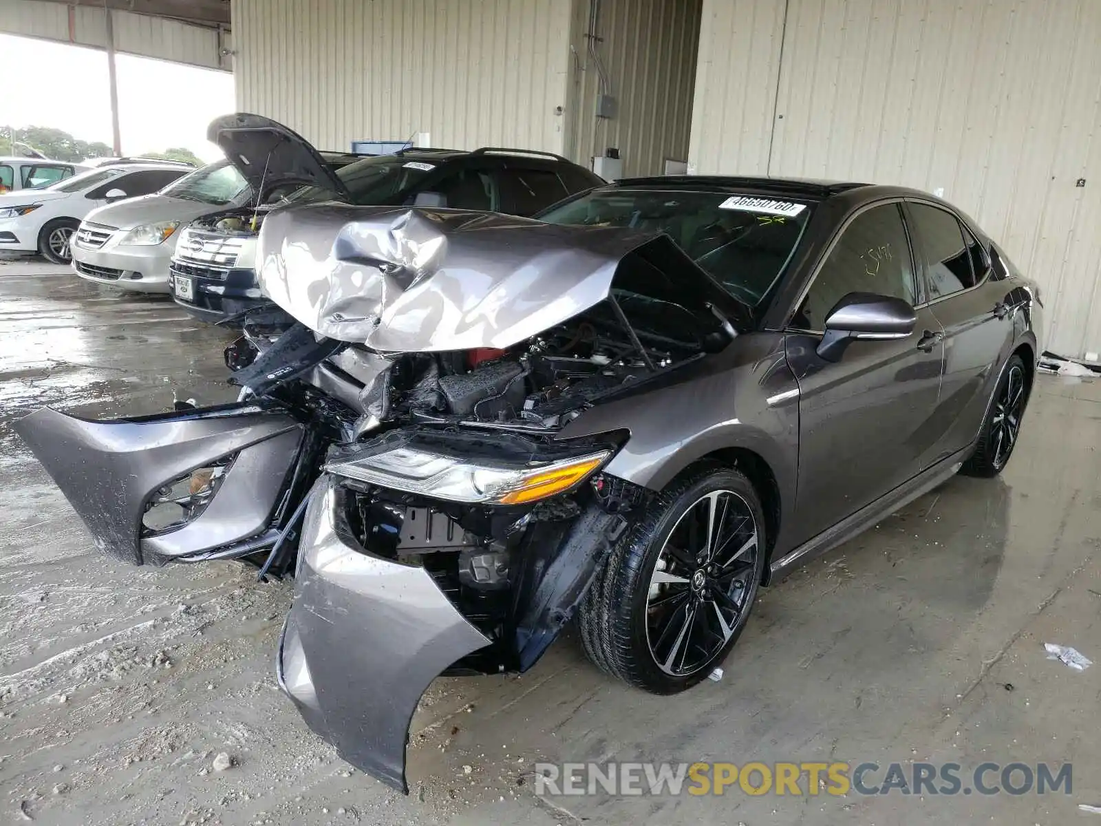 2 Photograph of a damaged car 4T1B61HK3KU692099 TOYOTA CAMRY 2019