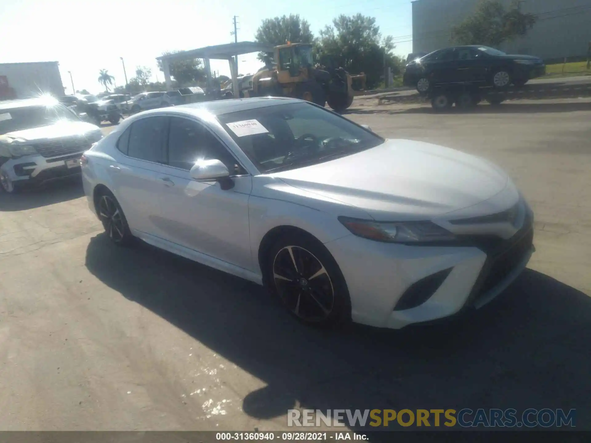 1 Photograph of a damaged car 4T1B61HK3KU694287 TOYOTA CAMRY 2019