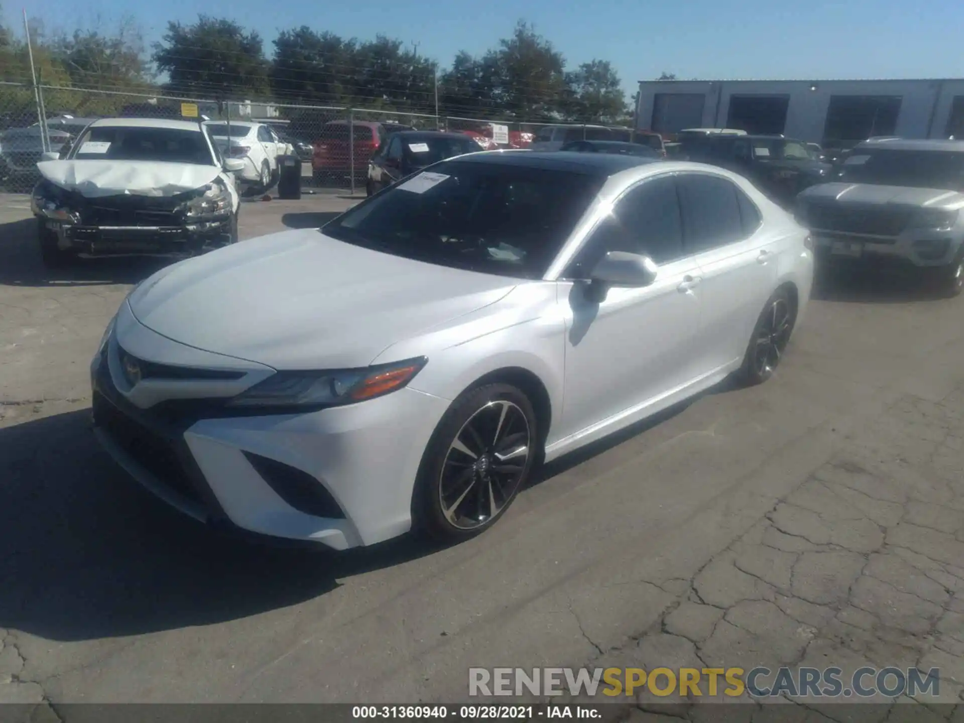 2 Photograph of a damaged car 4T1B61HK3KU694287 TOYOTA CAMRY 2019