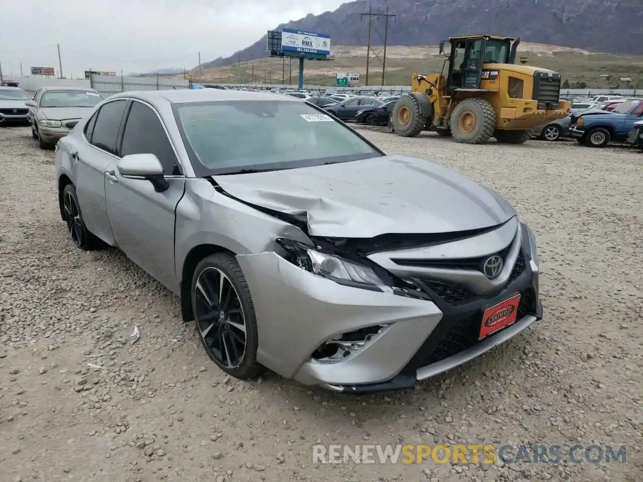 1 Photograph of a damaged car 4T1B61HK3KU698291 TOYOTA CAMRY 2019