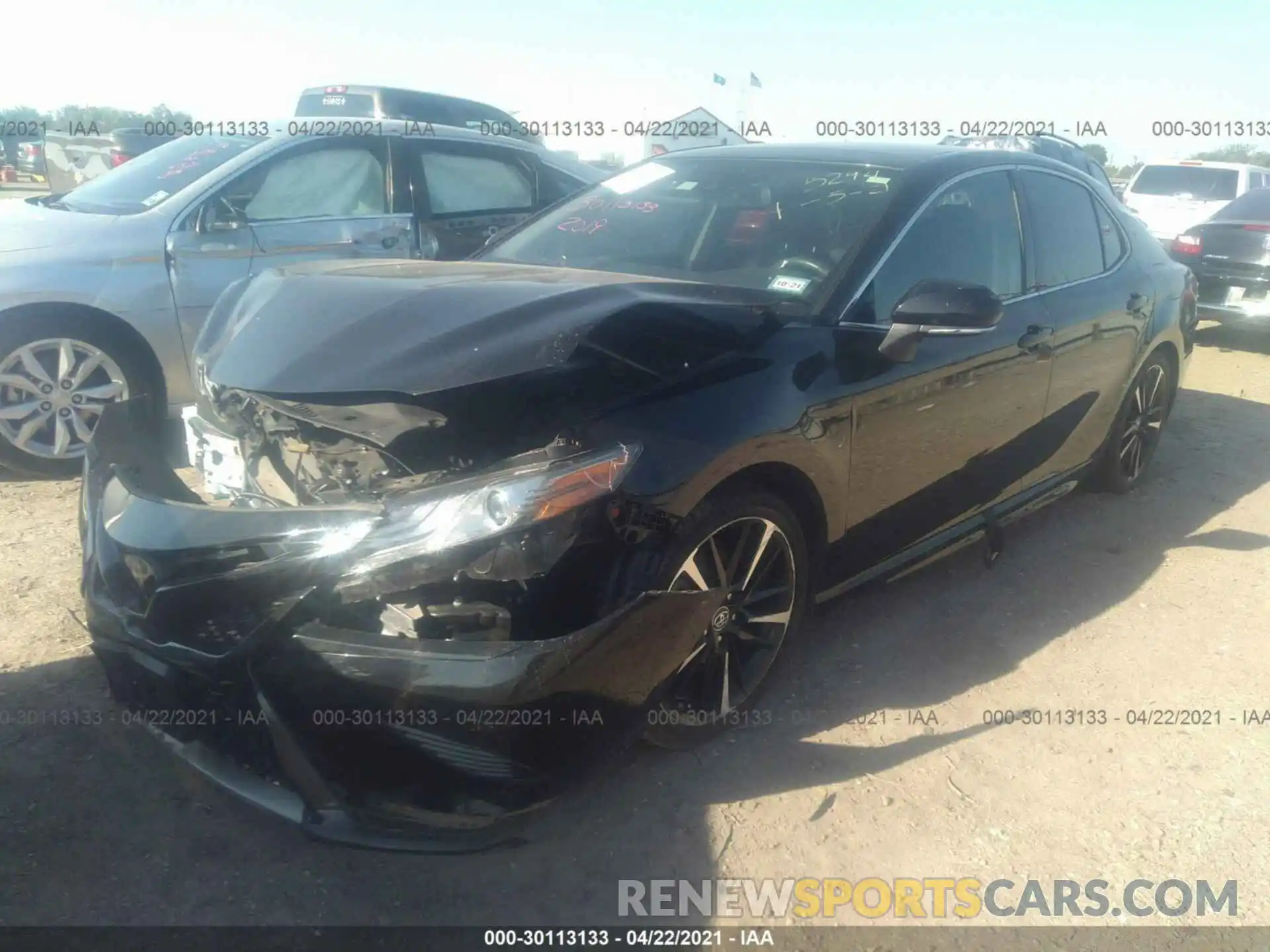 2 Photograph of a damaged car 4T1B61HK3KU698730 TOYOTA CAMRY 2019