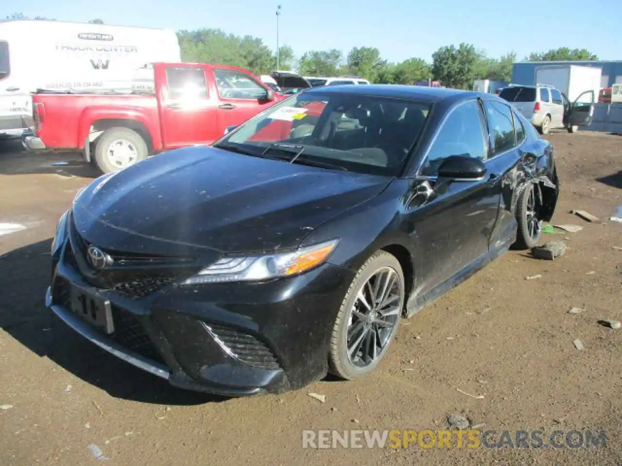 2 Photograph of a damaged car 4T1B61HK3KU705983 TOYOTA CAMRY 2019