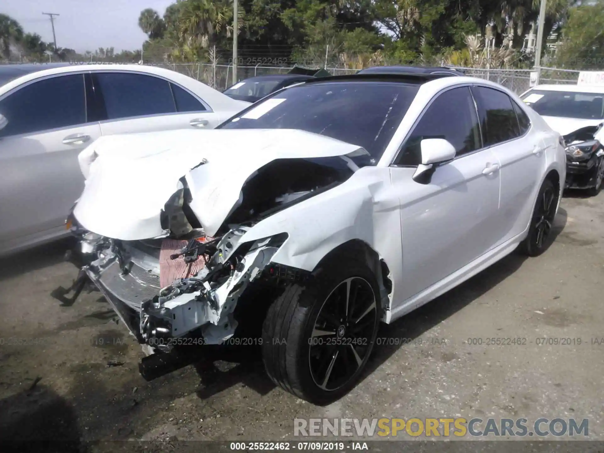 2 Photograph of a damaged car 4T1B61HK3KU731919 TOYOTA CAMRY 2019