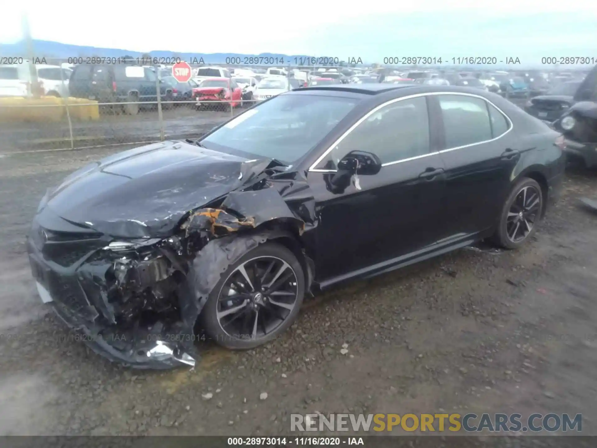 2 Photograph of a damaged car 4T1B61HK3KU736716 TOYOTA CAMRY 2019