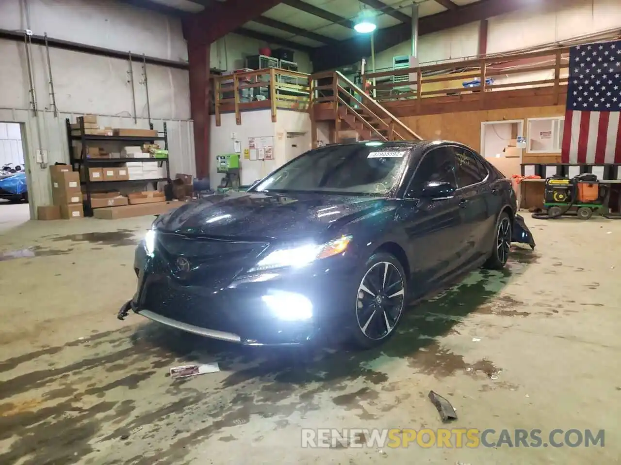 2 Photograph of a damaged car 4T1B61HK3KU744265 TOYOTA CAMRY 2019