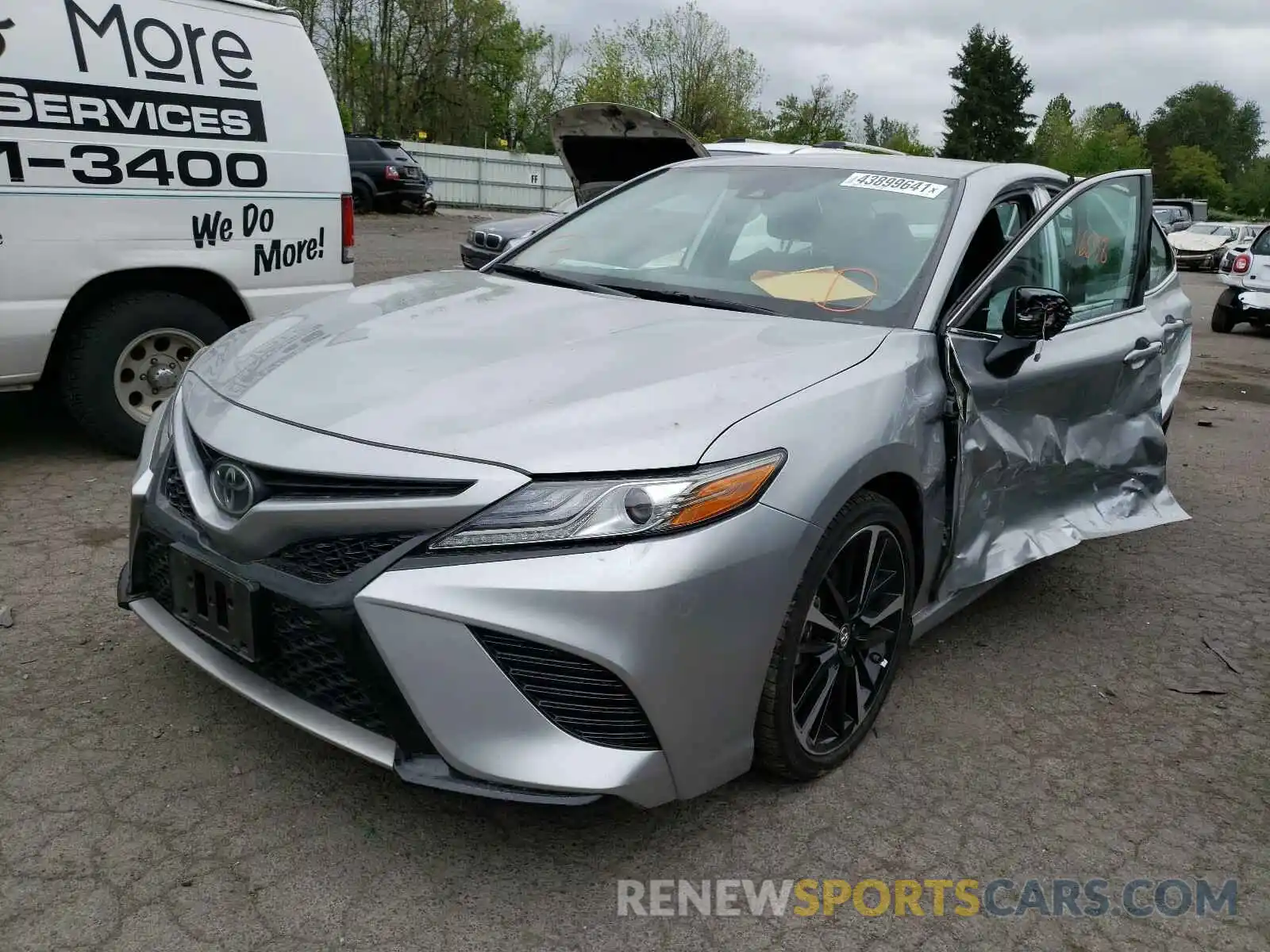 2 Photograph of a damaged car 4T1B61HK3KU748011 TOYOTA CAMRY 2019