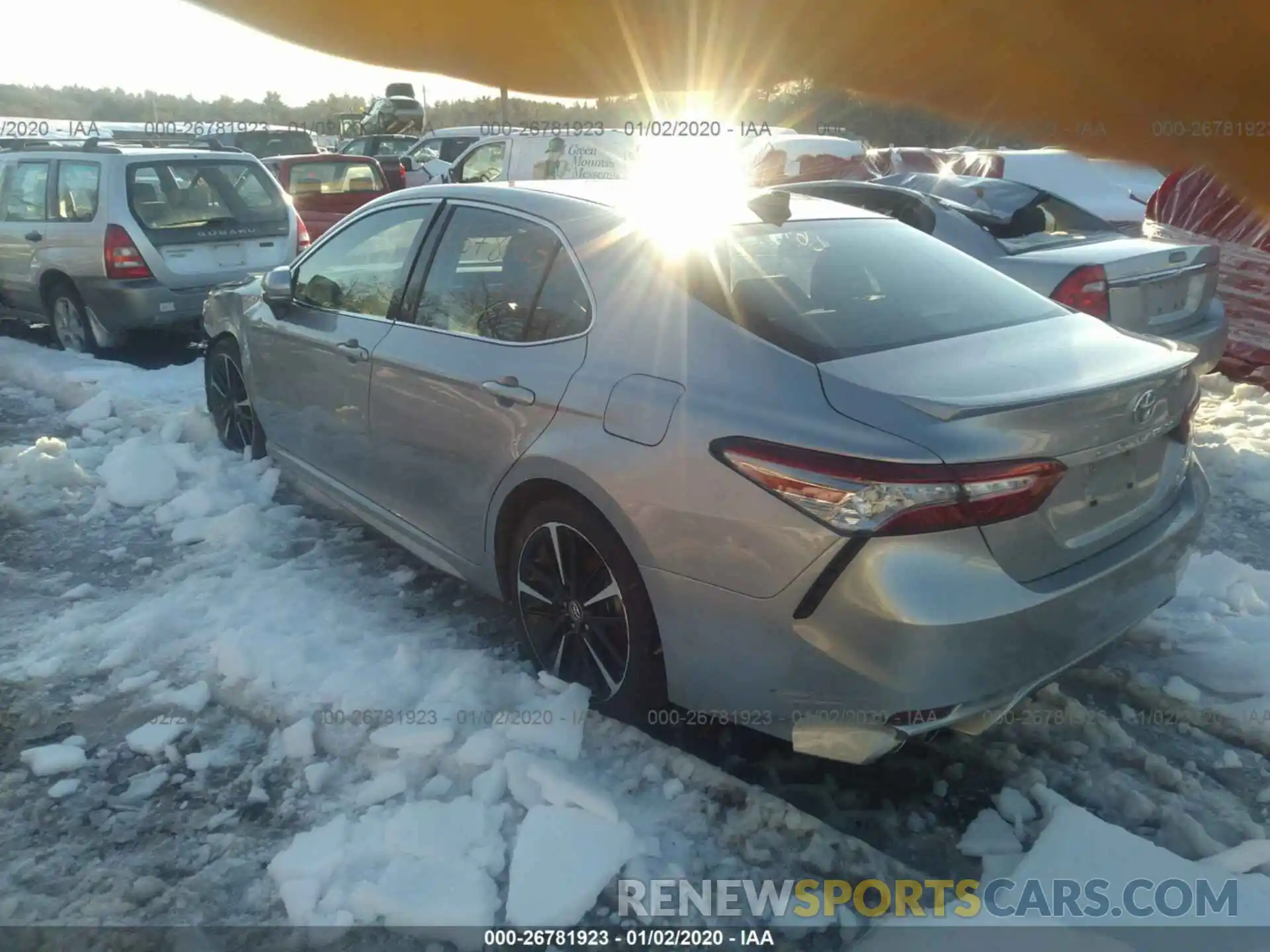 3 Photograph of a damaged car 4T1B61HK3KU748378 TOYOTA CAMRY 2019