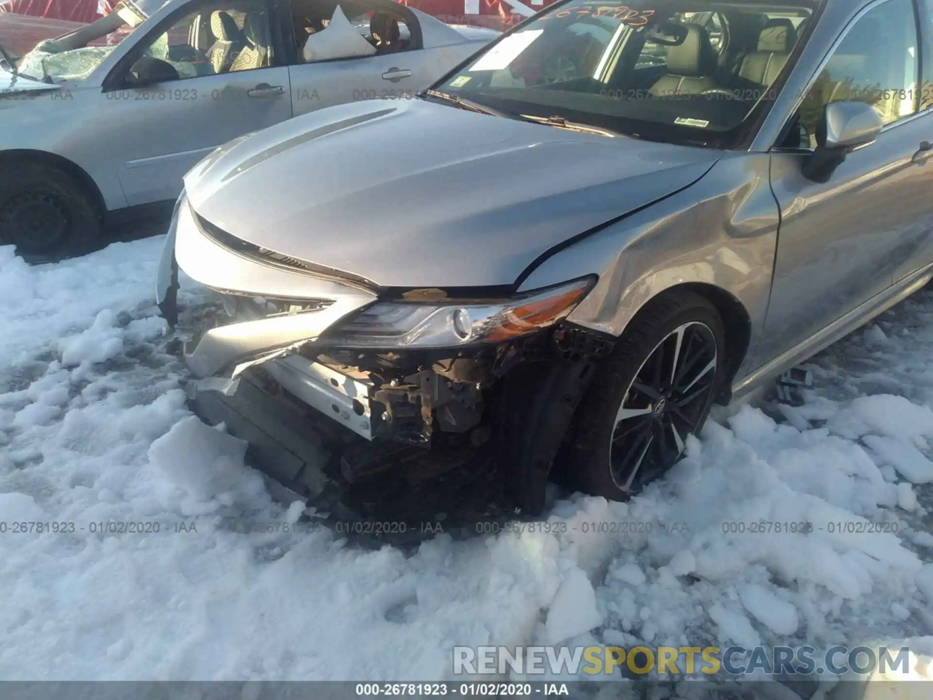 6 Photograph of a damaged car 4T1B61HK3KU748378 TOYOTA CAMRY 2019