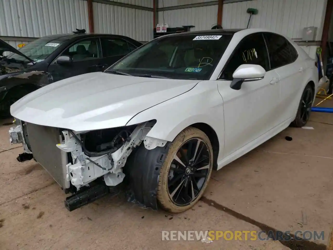 2 Photograph of a damaged car 4T1B61HK3KU750163 TOYOTA CAMRY 2019