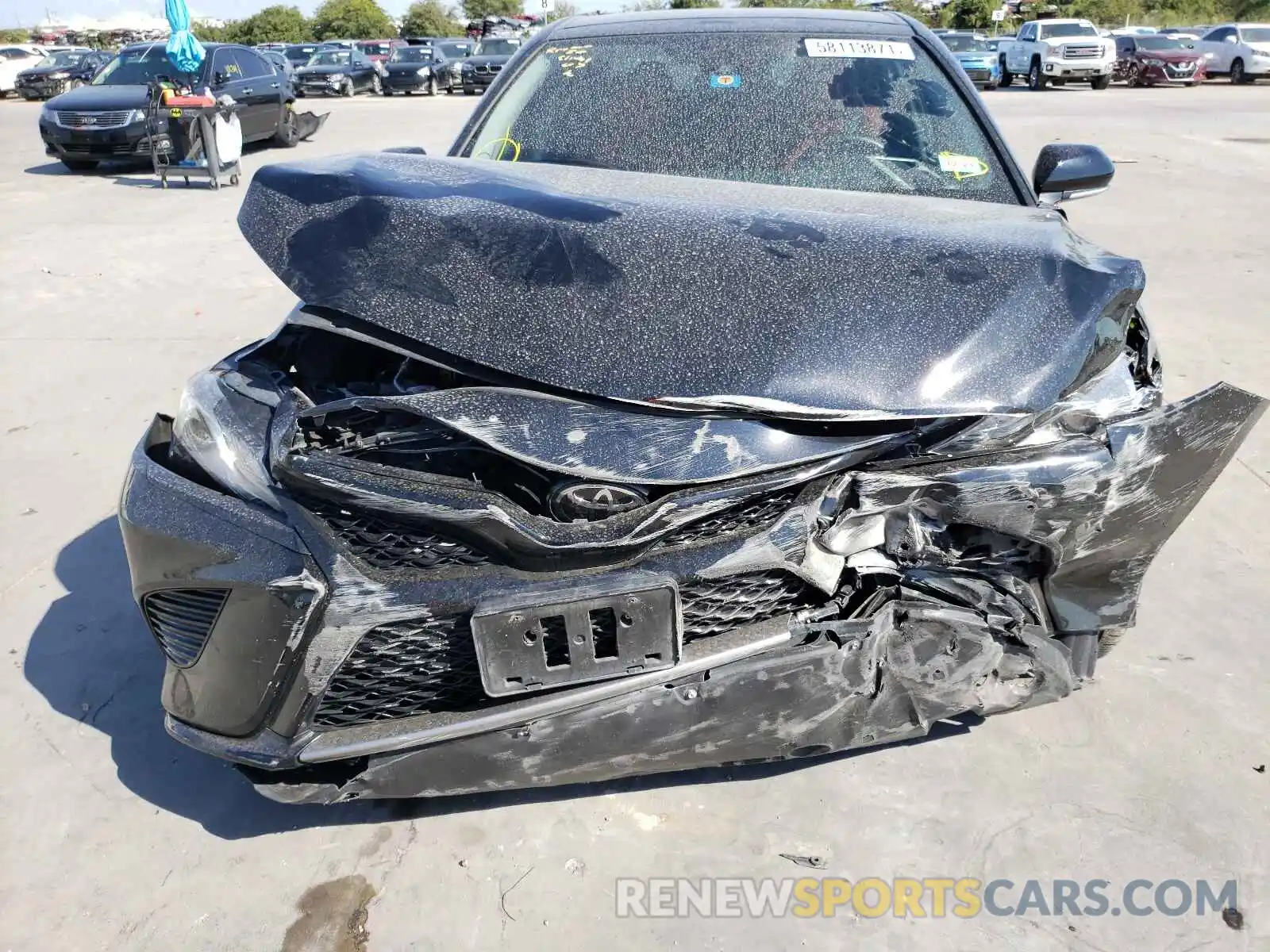 9 Photograph of a damaged car 4T1B61HK3KU758635 TOYOTA CAMRY 2019